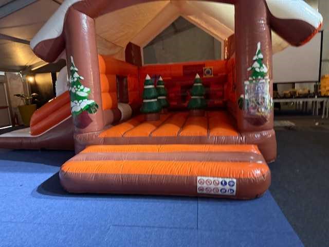 Springkasteel winterworld - overdekt met glijbaan - afbeelding 3 van  4