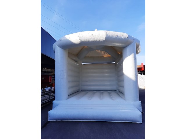 Springkasteel wit - afbeelding 3 van  4