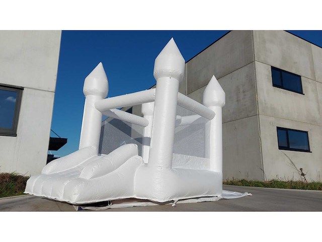 Springkasteel wit - afbeelding 1 van  2