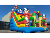 Springkasteel/dubbel slide - afbeelding 1 van  3