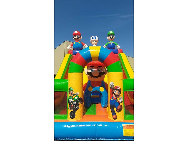 Springkasteel/dubbel slide - afbeelding 2 van  3