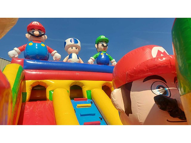 Springkasteel/dubbel slide - afbeelding 3 van  6