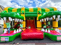 Springkussen multiplay xxl crocodile bouncy castle