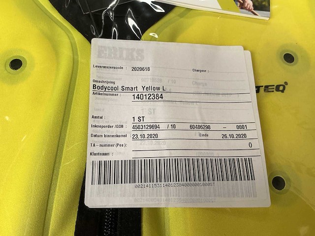 Spuit overall + yellow bodycool - afbeelding 3 van  3