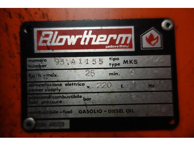 Spuitcabine blowtherm - afbeelding 11 van  20