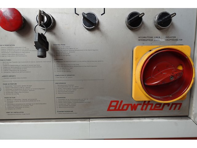 Spuitcabine blowtherm - afbeelding 17 van  20