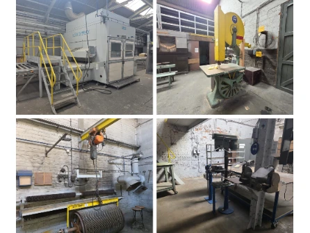 Spuitlakinstallatie, gereedschap en werkplaatuitrusting