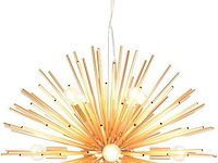 Sputnik gouden kroonluchter - afbeelding 1 van  4