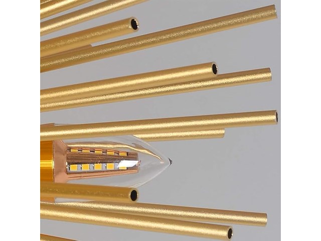 Sputnik gouden kroonluchter - afbeelding 3 van  4