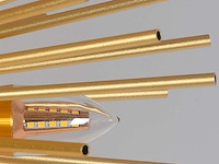 Sputnik gouden kroonluchter - afbeelding 3 van  4