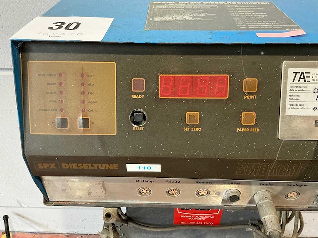 Spx dieseltune dx 210 mobiele dieselrookmeter - afbeelding 4 van  4