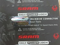 Sram eagle powerlock t-type kettingschakel set, 4 stuks, 12-speed rainbow - afbeelding 1 van  2
