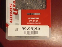 Sram ketting pc-1130 solidpin 11-speed 114 schakels met powerlock - afbeelding 1 van  1