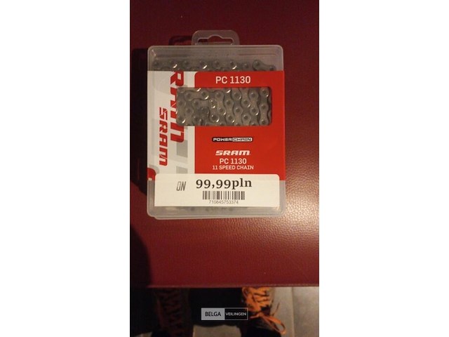 Sram ketting pc-1130 solidpin 11-speed 114 schakels met powerlock - afbeelding 1 van  1