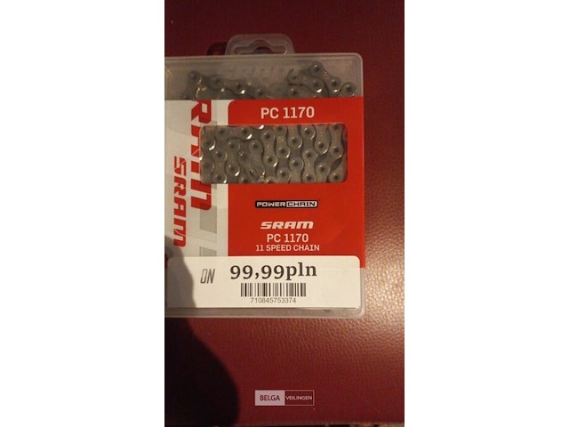 Sram ketting pc-1130 solidpin 11-speed 114 schakels met powerlock - afbeelding 1 van  1