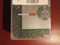 Sram ketting pc xx1 eagle 12-speed 126 schakels met powerlock, rainbow - afbeelding 1 van  1