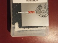 Sram ketting pc xx1 hollowpin 12-speed 126 schakels met powerlock zwart - afbeelding 1 van  1