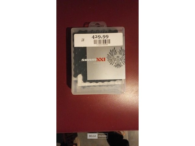 Sram ketting pc xx1 hollowpin 12-speed 126 schakels met powerlock zwart - afbeelding 1 van  1