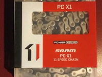 Sram ketting pcx1 solidpin 118 schakels 11-speed met powerlock - afbeelding 1 van  1