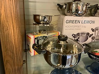 Ssw -delig kookpottenset,pan met deksel en keukenhulpjes - afbeelding 3 van  5