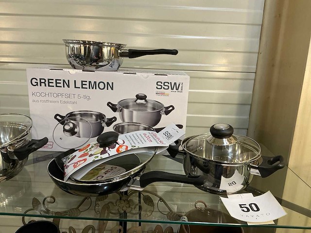 Ssw 5-delig kookpottenset en 2 delig braadpan - afbeelding 3 van  3