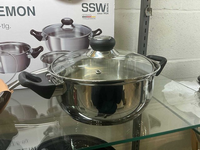 Ssw 5-delig kookpottenset + triply pan - afbeelding 3 van  4