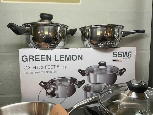 Ssw 5-delig kookpottenset + triply pan - afbeelding 4 van  4