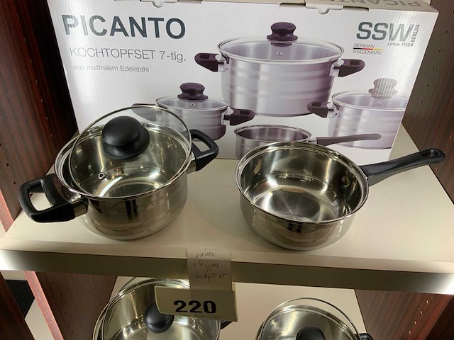 Ssw 7-delig kookpottenset - afbeelding 3 van  4