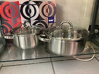 Ssw berliner 7-delig kookpottenset + saucewarmer - afbeelding 2 van  3