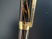 S.t. dupont "classique" rollerball pen – chinese lak / laque de chine & verguld - afbeelding 5 van  6