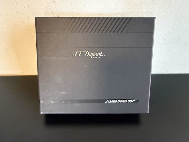 S.t. dupont "james bond 007" limited edition portemonnee met mini pen - afbeelding 1 van  8