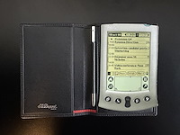 S.t. dupont luxe lederen etui / cover voor palm v / vx met stylus pen - afbeelding 3 van  5