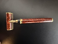 S.t. dupont "montparnasse" vulpen – chinese lak / laque de chine & 18k (750) goud - afbeelding 6 van  10