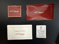 S.t. dupont "montparnasse" vulpen – chinese lak / laque de chine & 18k (750) goud - afbeelding 9 van  10
