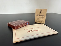 S.t. dupont "montparnasse" vulpen – chinese lak / laque de chine & 18k (750) goud - afbeelding 10 van  10