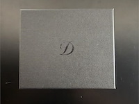 S.t. dupont paris zwart buffellederen portemonnee rondom met rits (zip-around wallet)