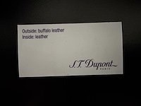 S.t. dupont paris zwart buffellederen portemonnee rondom met rits (zip-around wallet) - afbeelding 8 van  8