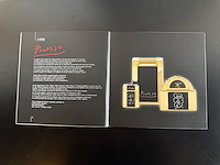 S.t. dupont "picasso" limited edition tafelklok / reisklok - afbeelding 3 van  11