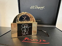S.t. dupont "picasso" limited edition tafelklok / reisklok - afbeelding 7 van  11