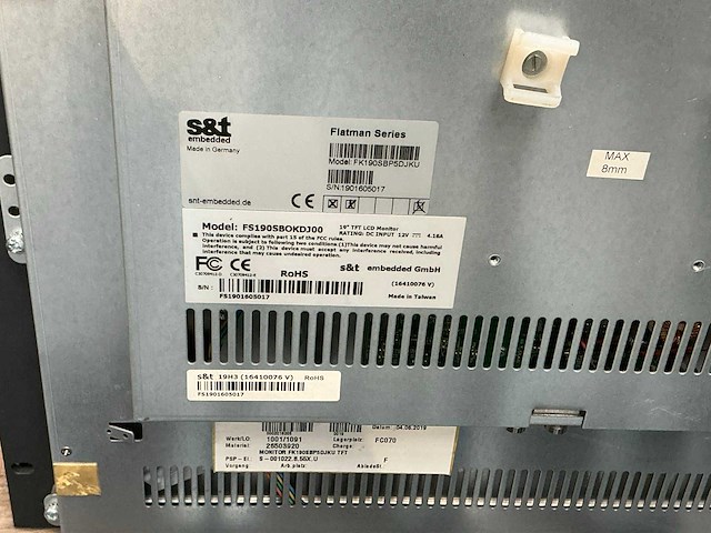 S&t embedded fatman monitor (21x) - afbeelding 6 van  10