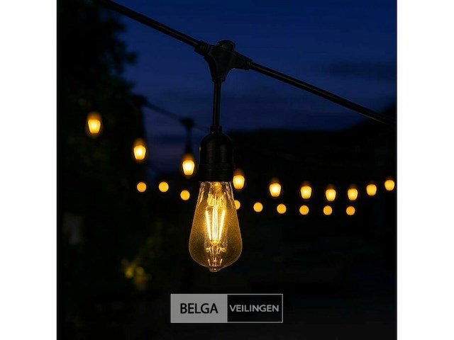 St64 amber filament lamp - 6w - e27 - dimbaar - ip20 (x40) - afbeelding 3 van  5