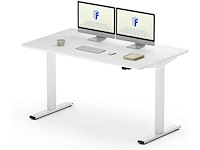 Sta-bureau 100x60x(73-123) cm, in hoogte verstelbaar elektrisch bureau - afbeelding 2 van  3