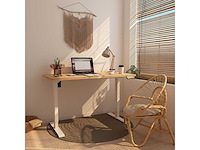 Sta-bureau 100x60x(73-123) cm, in hoogte verstelbaar elektrisch bureau - afbeelding 2 van  5