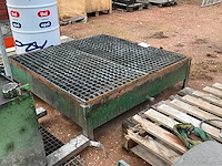 Staal olie opvang / lekbak - afbeelding 1 van  5