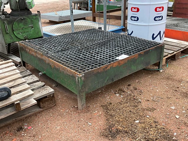 Staal olie opvang / lekbak - afbeelding 2 van  5