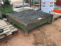 Staal olie opvang / lekbak - afbeelding 2 van  5