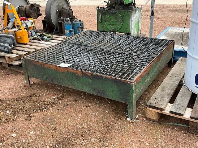 Staal olie opvang / lekbak - afbeelding 3 van  5