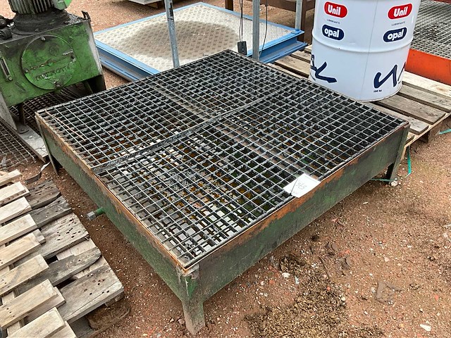 Staal olie opvang / lekbak - afbeelding 4 van  5