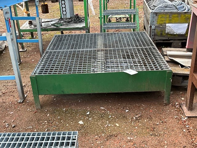 Staal olie opvang / lekbak - afbeelding 2 van  3