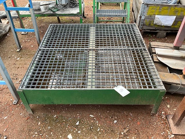 Staal olie opvang / lekbak - afbeelding 3 van  3